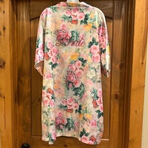 Floral Bride Robe